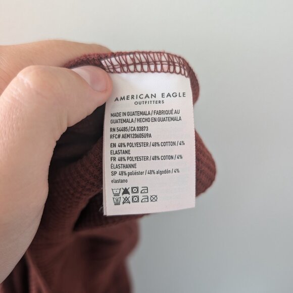 American Eagle Waffle Bodycon Midi Dress (M) - Picture 7 of 7